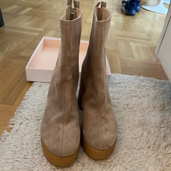 AGL Shan Suede Boot in Taupe - Picture 10 of 16